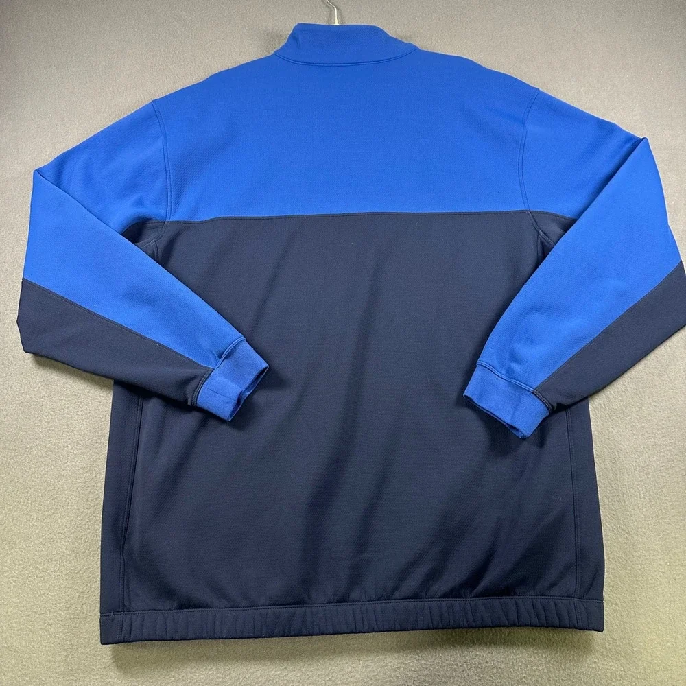 Nike Golf Therma-FIT 1/4 Zip Pullover Blue Navy Scioto Reserve 335838-493 XL